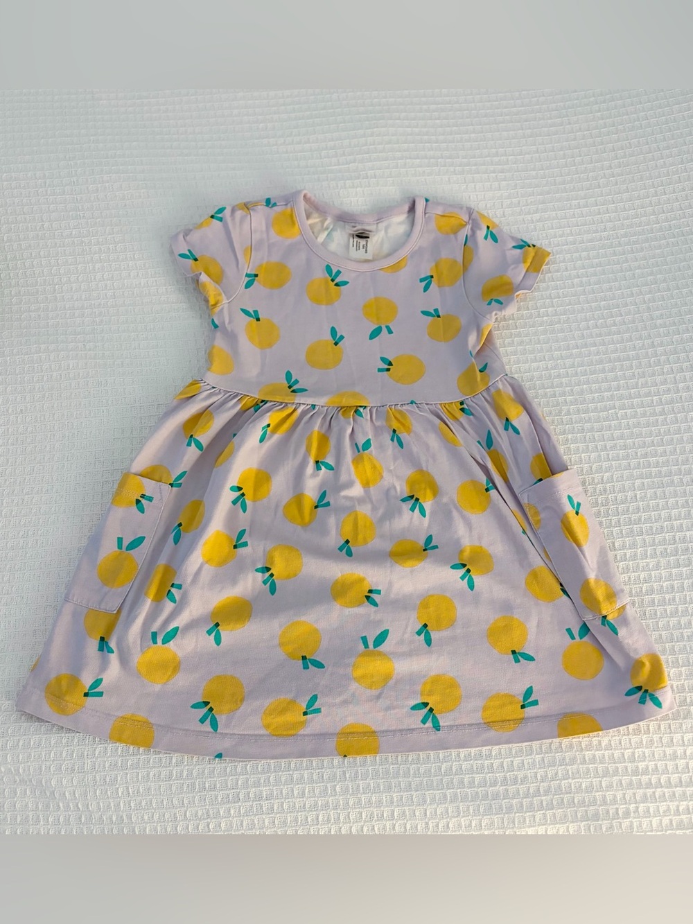 Hanna Andersson playground dress with pockets - oranges print